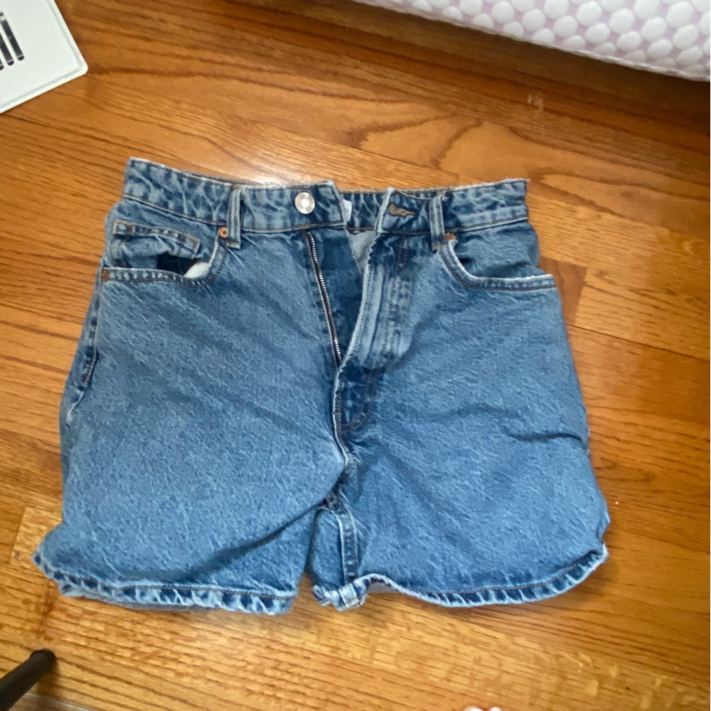 Zara mom shorts